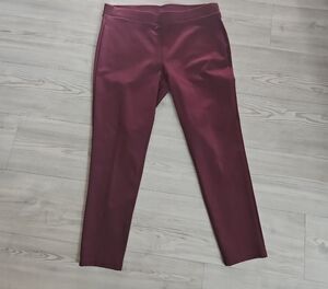 a.n.a Women's Rich Burgundy Straight Leg Pants